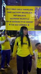 Lösemi hastası küçük Fenerbahçe taraftarının derbi izleme hayali gerçek oldu