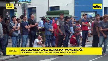 Video: Campesinos se movilizan frente al MAG en reclamo de reivindicaciones