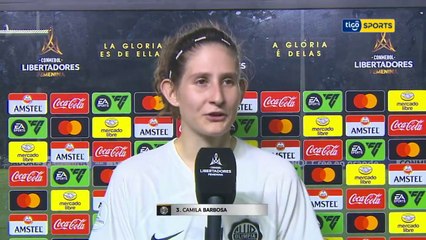 Camila Barbosa y la clasificación de Olimpia a los cuartos de final de la Copa Libertadores Femenina 2024