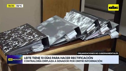 Leite tiene 10 días para hacer rectificación: contralor recuerda que Itaipú está blindada