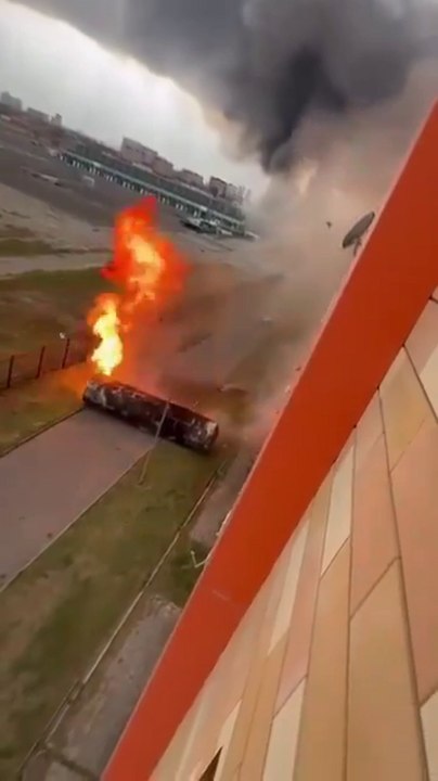 Estalló una cisterna con gas en una gasolinera de Grozni, la capital de Chechenia