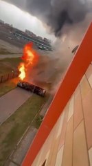 Estalló una cisterna con gas en una gasolinera de Grozni, la capital de Chechenia