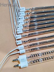 650mm 1000w Infrared Medium Wave Quartz Carbon Fiber Infrared Lamp IR Heater