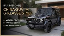 2026 BAIC BJ81 (2026) vorgestellt – Turbo-Power & kantiges Design