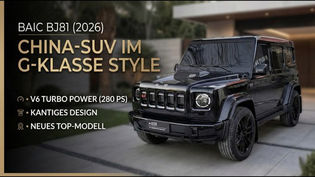 2026 BAIC BJ81 (2026) vorgestellt – Turbo-Power & kantiges Design