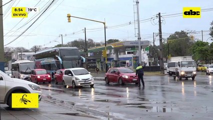 Obras en Eusebio Ayala: menos congestión, pero nulo trabajo debido a la lluvia