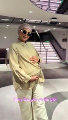 سارة الودعاني تحت الهجوم بعد كشفها إخفاء حملها الأخير