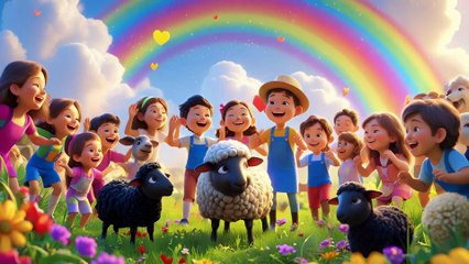 Baa Baa Black Sheep – Soft Bedtime Lullaby | Calm Sleep Song | KidZAcadmi