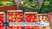 Video: Productores frutihortícolas prevén marcha y exigen detener el contrabando