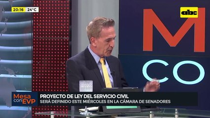 Proyecto de ley del servicio civil: esto dice al respecto el senador colorado Mario Varela