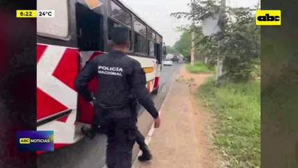 Video: Ocho capturados durante control preventivo
