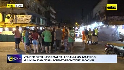 Mercado de San Lorenzo: Vendedores informales llegan a un acuerdo con Municipalidad