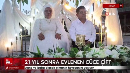 Hatay'da 21 yıl sonra evlenen cüce çift: Anne baba olma heyecanını yaşıyor