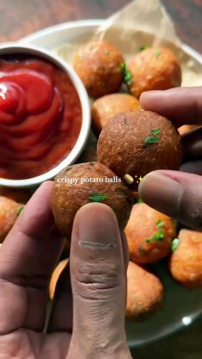 crispy potato balls