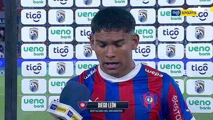 Diego León y el empate 1-1 de Cerro Porteño ante Tacuary