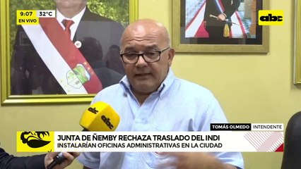 Oficinas del Indi en Ñemby: serán áreas administrativas y de forma temporal, dice intendente