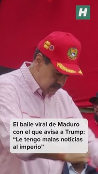 El baile viral de Maduro con el que avisa a Trump: Le tengo malas noticias al imperio