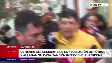 Agustín Lozano fue detenido por la policía peruana