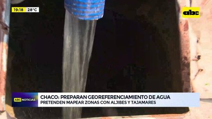 Chaco: preparan georreferenciamiento para mapear las zonas con reservas de agua