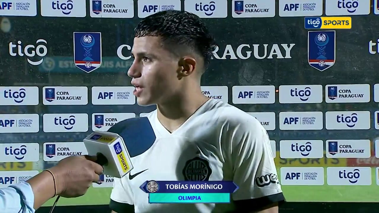 Tobías Morínigo analizó la clasificación de Olimpia en la Copa Paraguay 2024
