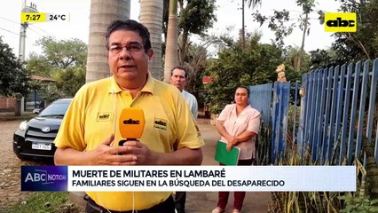 Militar arrastrado por raudal: familiares exigen reanudar búsqueda