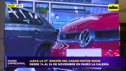 LLega la edición 27 del Cadam Motor Show: desde el 14 al 24 de noviembre