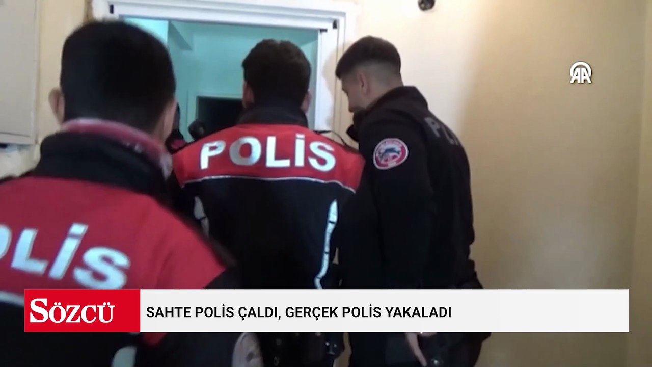 Sahte polis çaldı, gerçek polis yakaladı