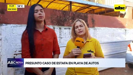 Joven denuncia estafa de una playa de autos en Lambaré: otra vez se menciona a Steven Automotores