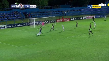 El gol del triunfo de Sportivo Ameliano frente a Sportivo Trinidense