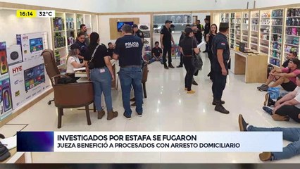 Video: presuntos estafadores se fugaron tras ser beneficiados con prisión domiciliaria