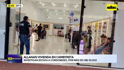 Cambyretá: allanan vivienda tras presunta estafa a cordobeses por más de U$S 55.000