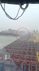 El remolcador de una barcaza se hundió en el río Paraguay durante la tormenta