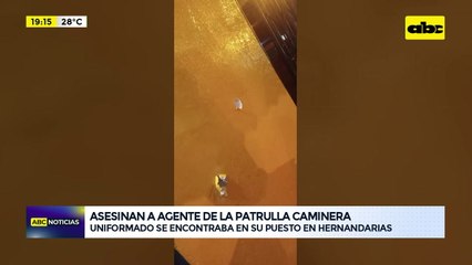 Hernandarias: asesinan a agente de la Patrulla Caminera en su puesto de trabajo