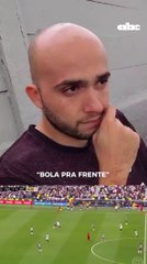 Hincha de Botafogo relata el tercer gol a su hermano que perdió la vista hace diez años
