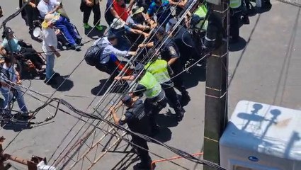 Incidentes durante movilización de personas con discapacidad