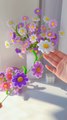 “Drowned in pastel hues, the cutest little bouquet came to life~ ♡”DIY Easy Valentine Heart Garland, Flowers
