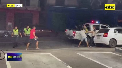 Video: Militares detenidos tras pelea con policías