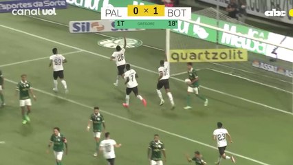 Botafogo derrotó 3-1 a Palmeiras en la Serie A de Brasil