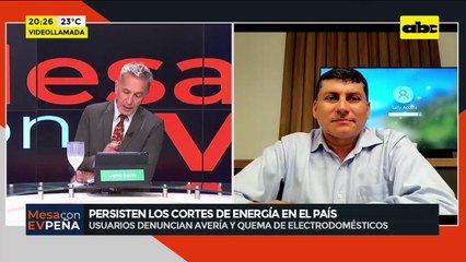 Constantes cortes de energía en el país: esto dice el director de Distribución de la ANDE