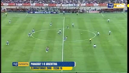 Paraguay derrotó 1-0 a Argentina con gol de Roque Santa Cruz