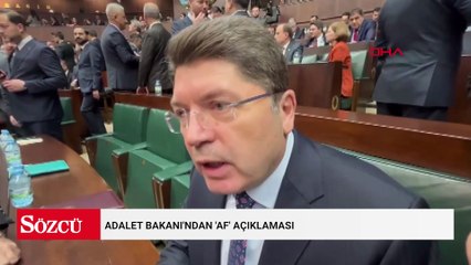 Adalet Bakanı'ndan 'af' açıklaması