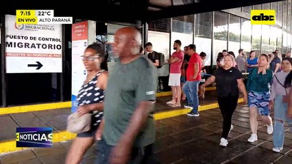 CDE: intenso movimiento en migraciones por las fiestas