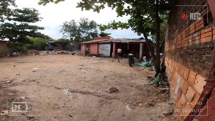 Video: violó su arresto domiciliario para ir a la despensa