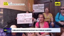 Jubilados municipales pasaron Navidad sin cobrar el aguinaldo