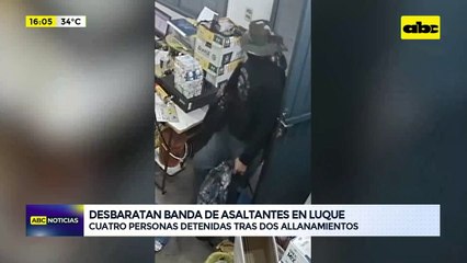 Desbaratan banda de asaltantes en Luque: tras allanamientos, capturan a cuatro presuntos integrantes