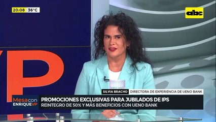 Beneficios para jubilados que cobran sus haberes del IPS con Ueno Bank