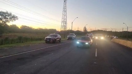 Impiden cobro de peaje en Coronel Bogado durante manifestación en contra del aumento de tarifa