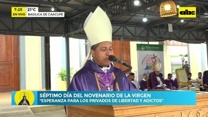 Novenario Caacupé: “debemos rechazar convertirnos en un narcoestado”