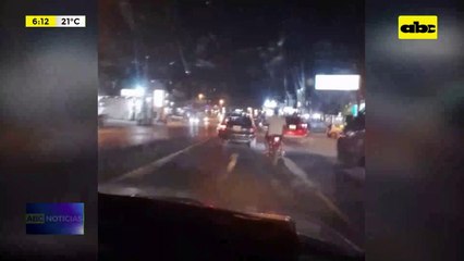 Violento choque en San Antonio: accidente quedó grabado y dejó dos heridos