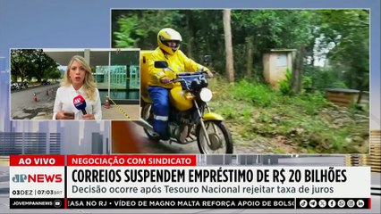 Correios suspendem empréstimo de R$20 bilhões